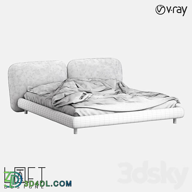 Bed LoftDesigne 37304 model Bed 3D Models