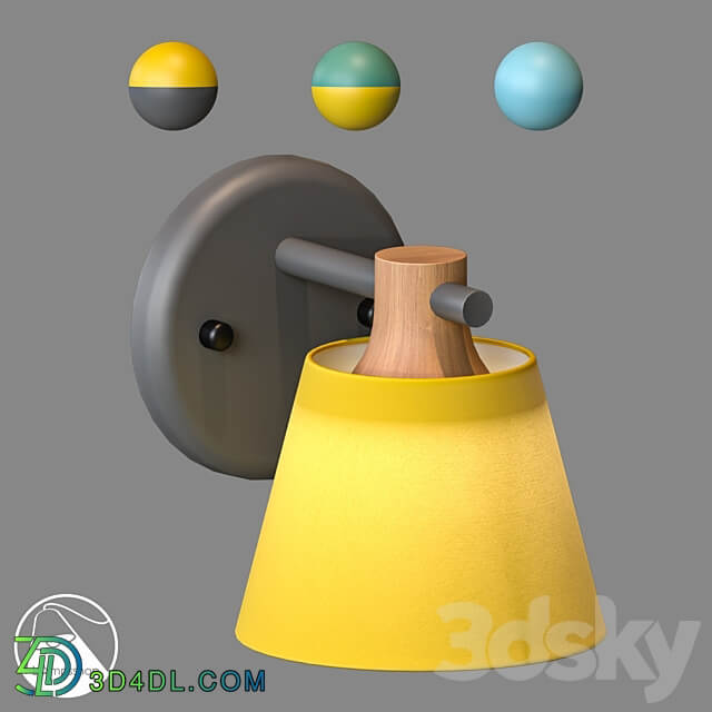 LampsShop.com B4267a Sconce Moffe 3D Models