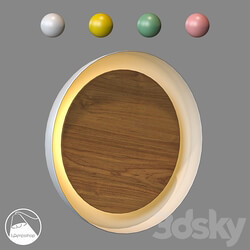 LampsShop.com B4268 Sconce Wooden Plates 3D Models 