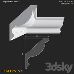 Cornice KG 209ET from RosLepnina 3D Models 