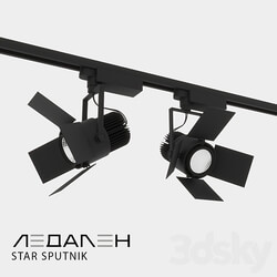 Three phase track lamp STAR SPUTNIK 3D Models 