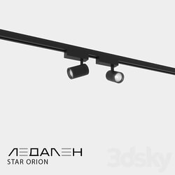 Track lamp three phase STAR ORION 3D Models 