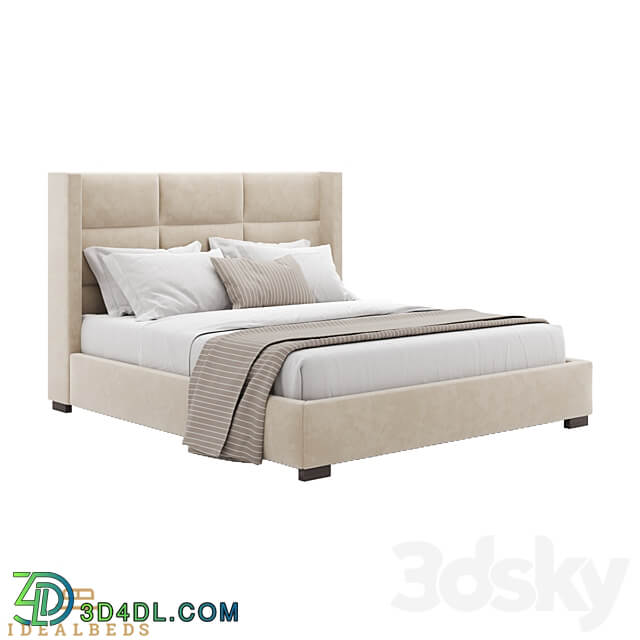 OM Modena Rectangular Bed 3D Models