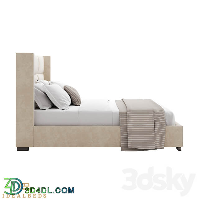 OM Modena Rectangular Bed 3D Models