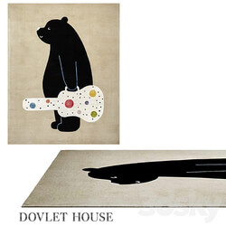 Carpet DOVLET HOUSE art 17050 3D Models 