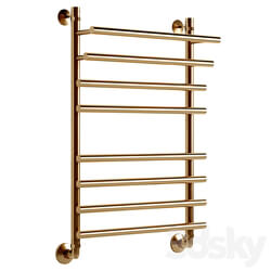 Water heated towel rail EWRIKA Medea Pr 80x50 gold 3D Models 