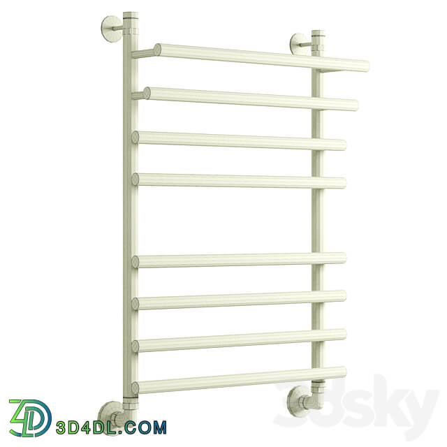 Water heated towel rail EWRIKA Medea Pr 80x50 gold 3D Models