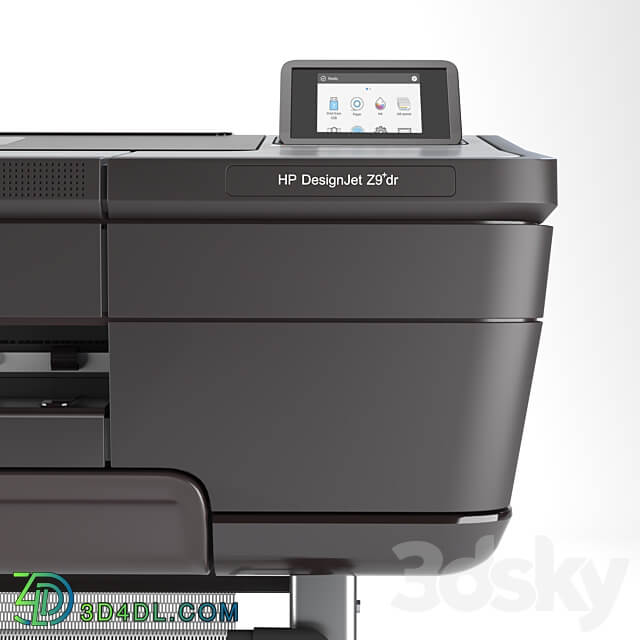 HP Designjet Z9 PC other electronics 3D Models