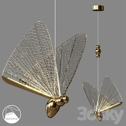 LampsShop.com PDL2230 Pendant Butterfly Pendant light 3D Models 