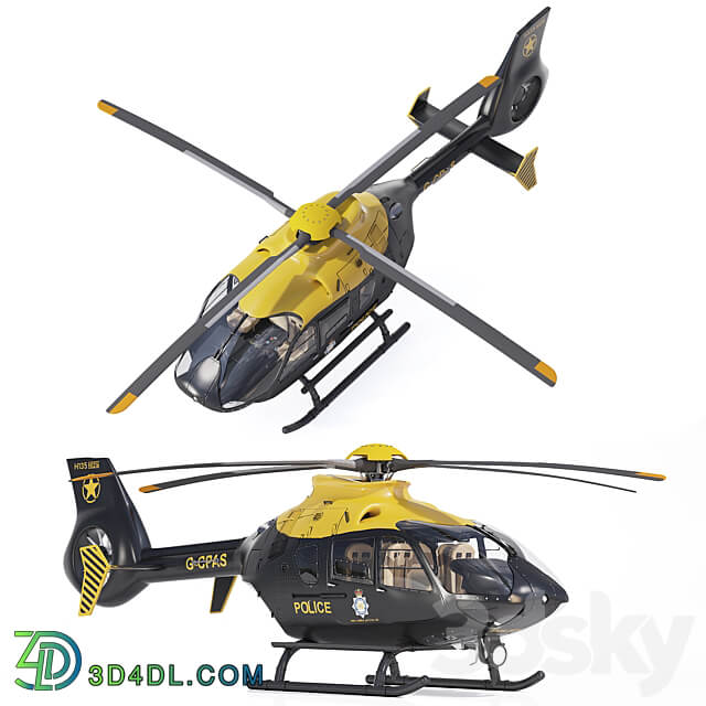 Airbus Helicopter H135 3D Models