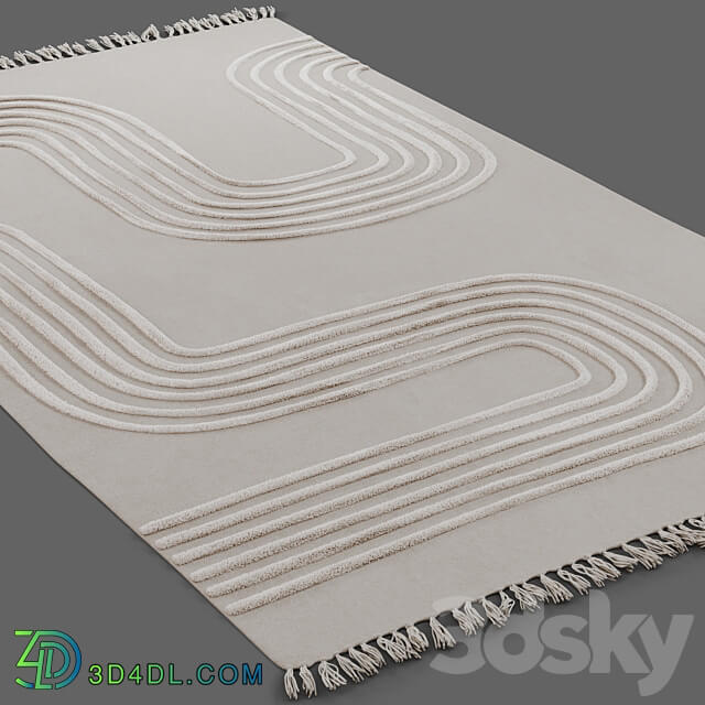 Tufted carpet Maze Hilo by Urban outfitters 3D Models