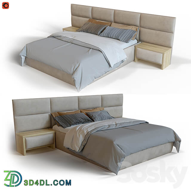 Bed Sicily Bed 3D Models