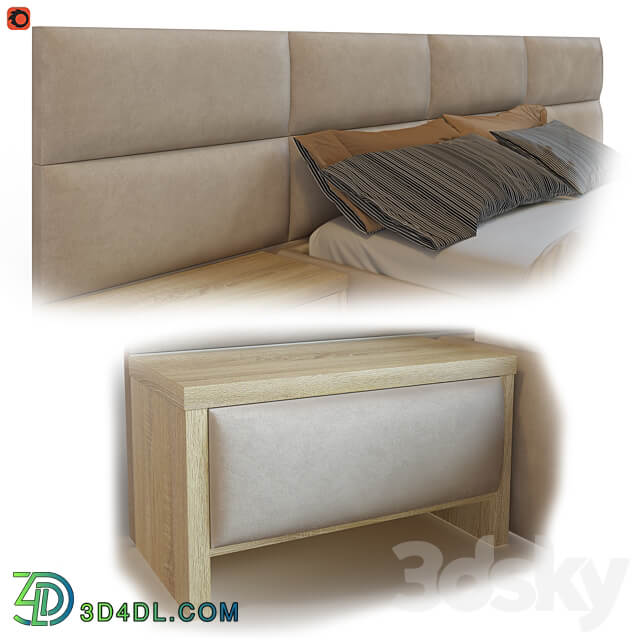 Bed Sicily Bed 3D Models