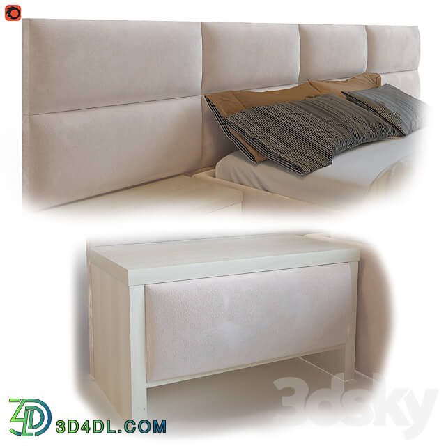 Bed Sicily Bed 3D Models