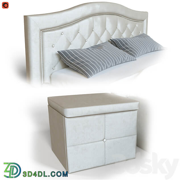 Bed Verona Bed 3D Models
