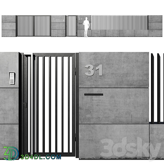 Fence 31 3D Models