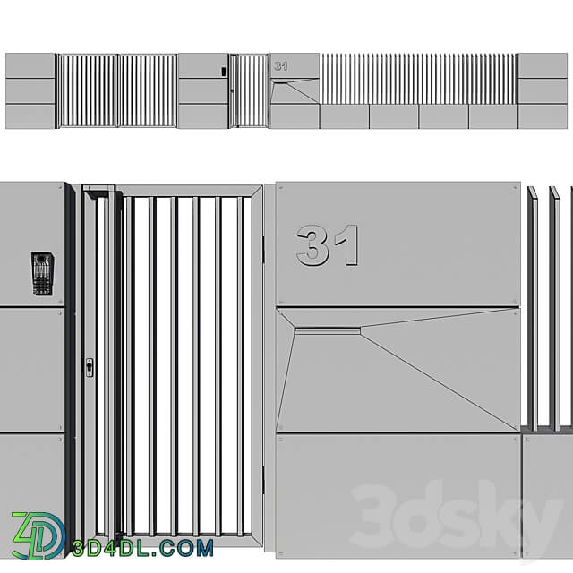 Fence 31 3D Models