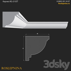Cornice KG 215ET from RosLepnina 3D Models 