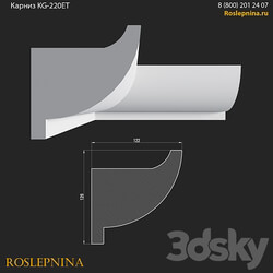 Cornice KG 220ET from RosLepnina 3D Models 