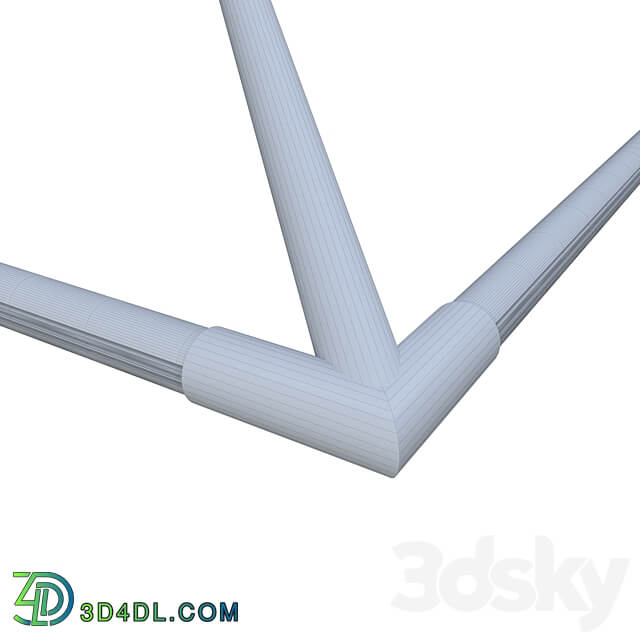 Chandelier SimpLumen Pyra by GLODE Pendant light 3D Models