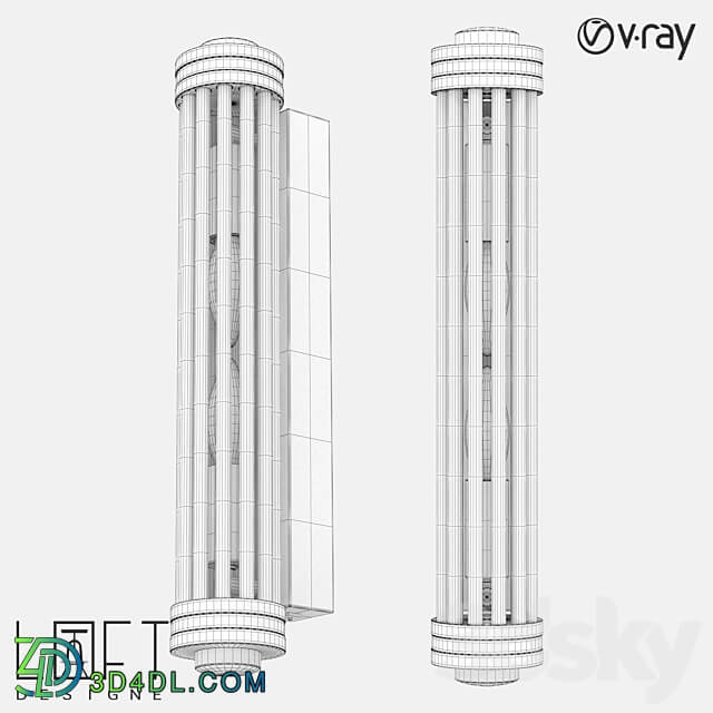 Wall lamp LoftDesigne 5571 model 3D Models