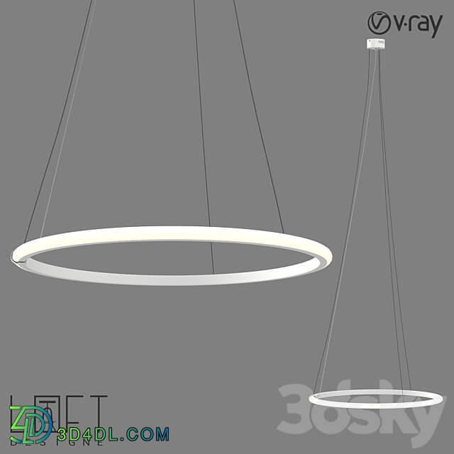 Suspension light LoftDesigne 7977 model Pendant light 3D Models