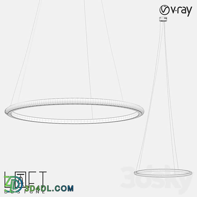 Suspension light LoftDesigne 7977 model Pendant light 3D Models