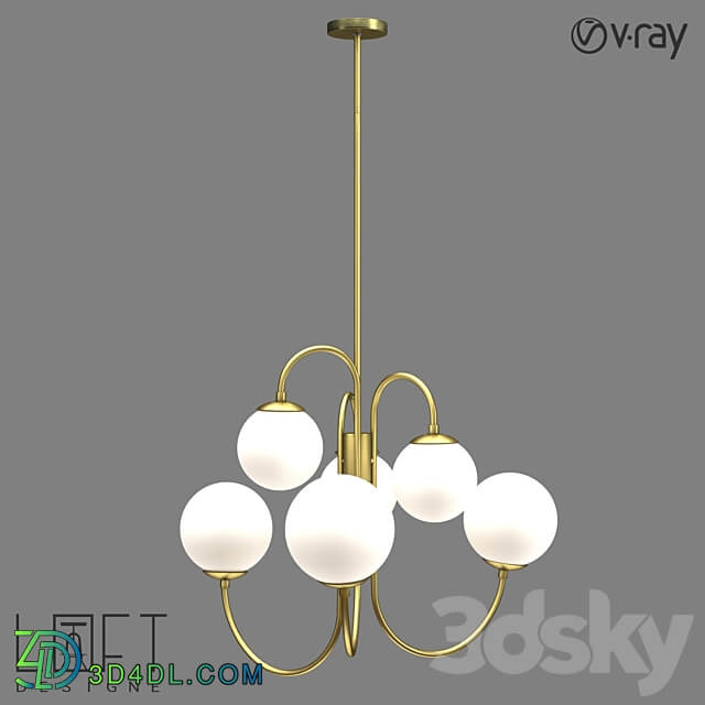 Suspension light LoftDesigne 7986 model Pendant light 3D Models