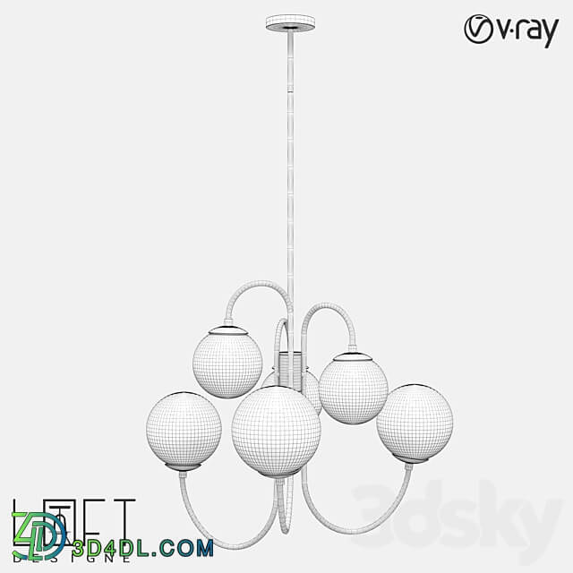 Suspension light LoftDesigne 7986 model Pendant light 3D Models