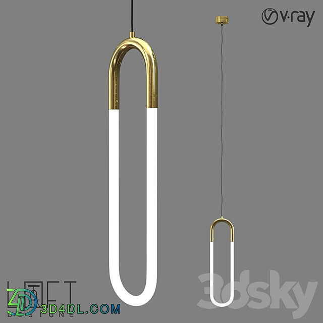 Suspension light LoftDesigne 7987 model Pendant light 3D Models