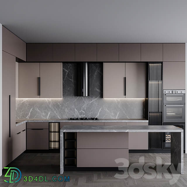 Kitchen Modern152 Kitchen 3D Models