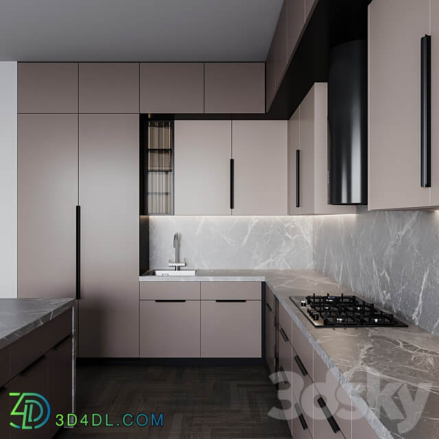 Kitchen Modern152 Kitchen 3D Models