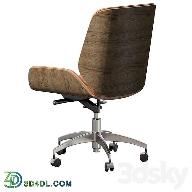 Armchair Upholstered Brown Topchairs Crown 3D Models