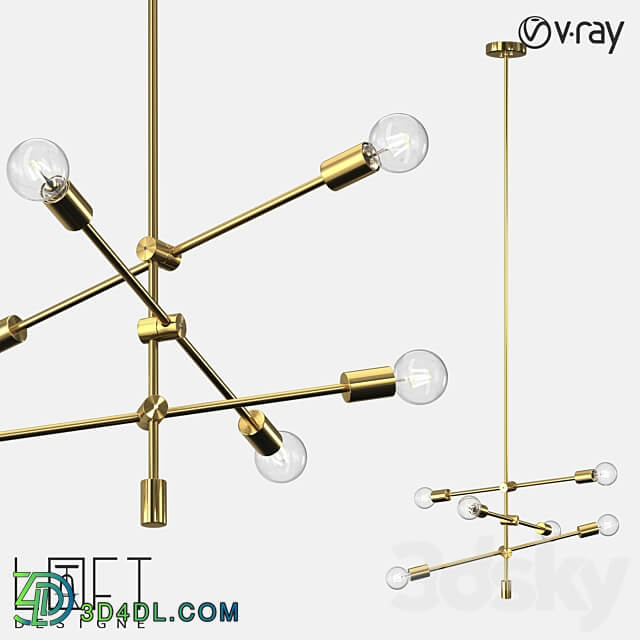 Suspension light LoftDesigne 7994 model Pendant light 3D Models