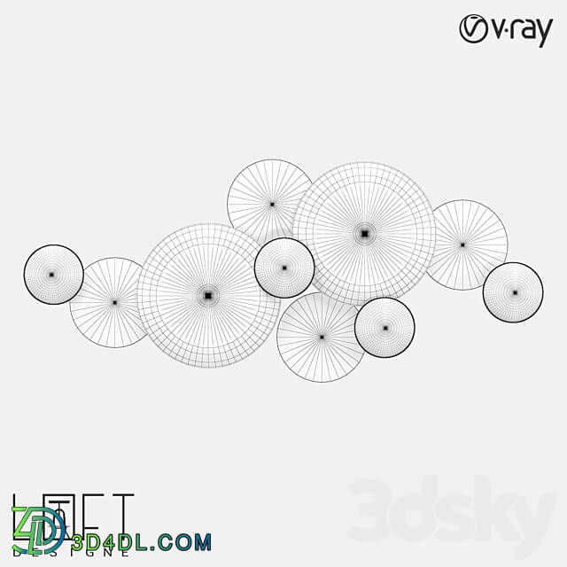 Wall lamp LoftDesigne 8231 model 3D Models