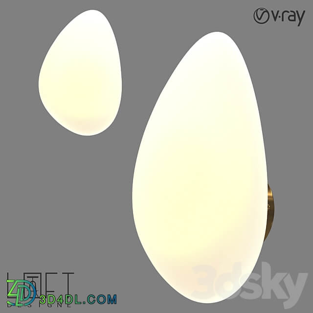 Sconce LoftDesigne 8232 model 3D Models