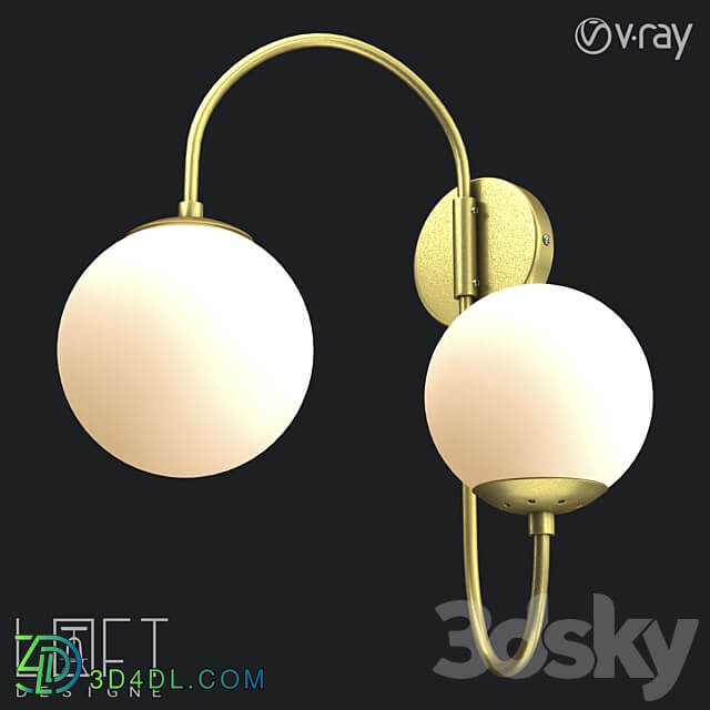 Wall lamp LoftDesigne 8240 model 3D Models