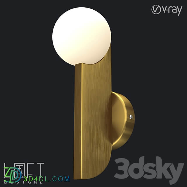 Wall lamp LoftDesigne 8241 model 3D Models