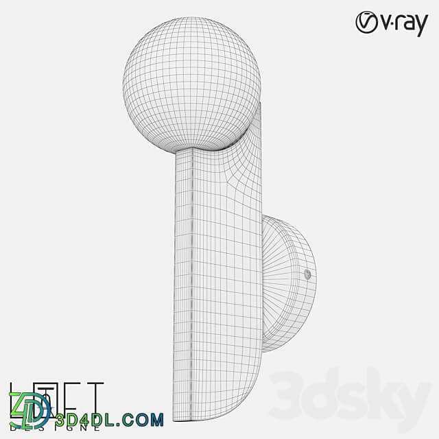 Wall lamp LoftDesigne 8241 model 3D Models