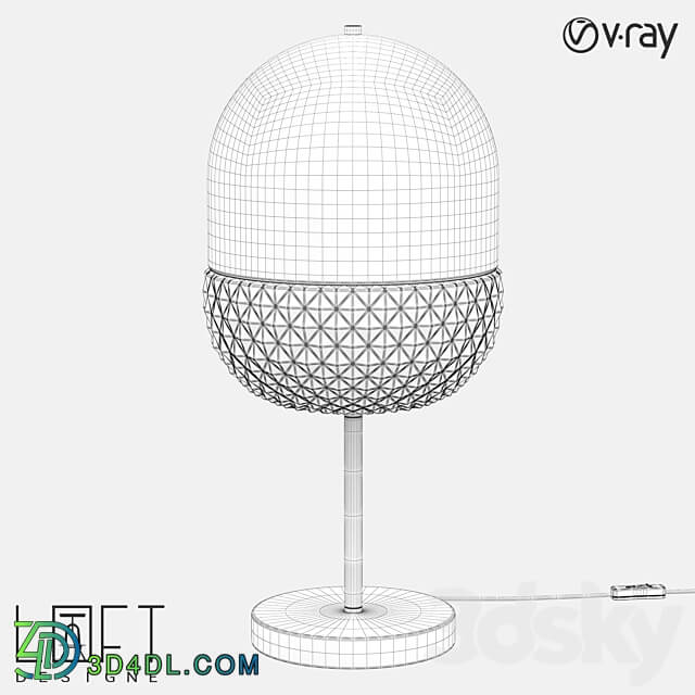 Table lamp LoftDesigne 8410 model 3D Models