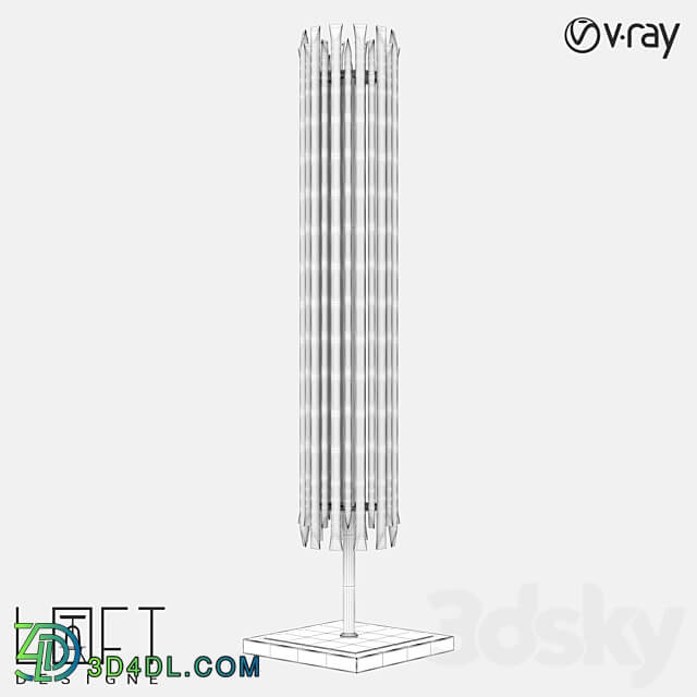 Floor lamp LoftDesigne 8600 model 3D Models