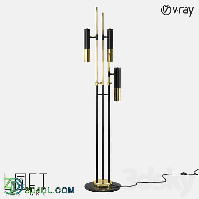 Floor lamp LoftDesigne 8608 model 3D Models