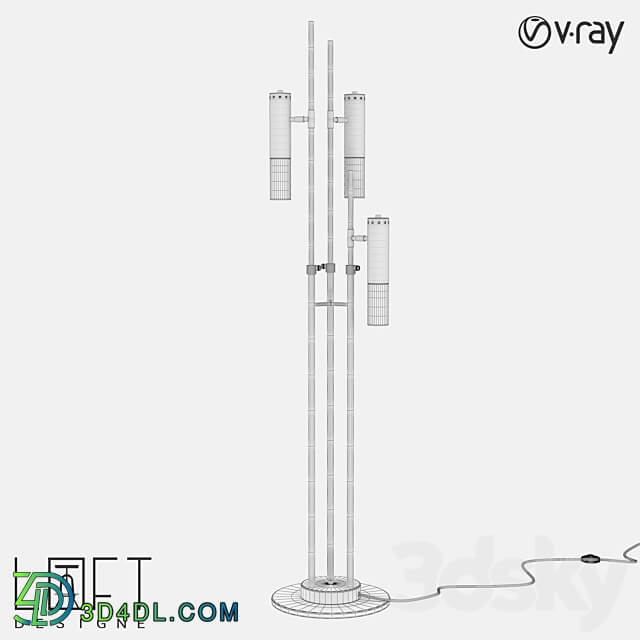 Floor lamp LoftDesigne 8608 model 3D Models