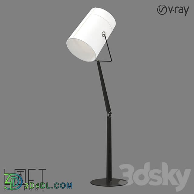 Floor lamp LoftDesigne 8616 model 3D Models