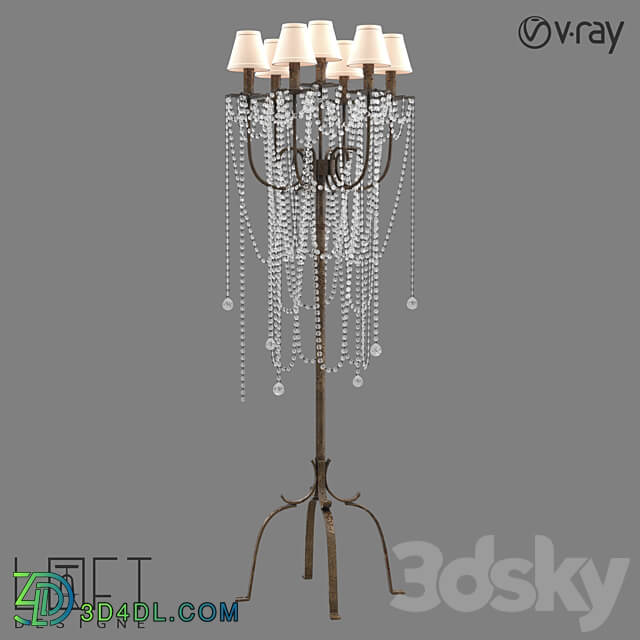 Floor lamp LoftDesigne 10125 model 3D Models