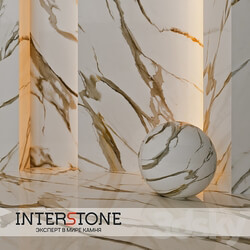 Porcelain tile Calacatta Gold OM 3D Models 