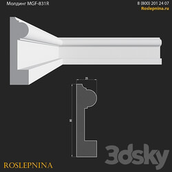 MGF 831R molding from RosLepnina 3D Models 
