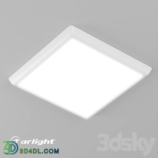 OM Luminaire CL FIOKK S300x300 25W Ceiling lamp 3D Models