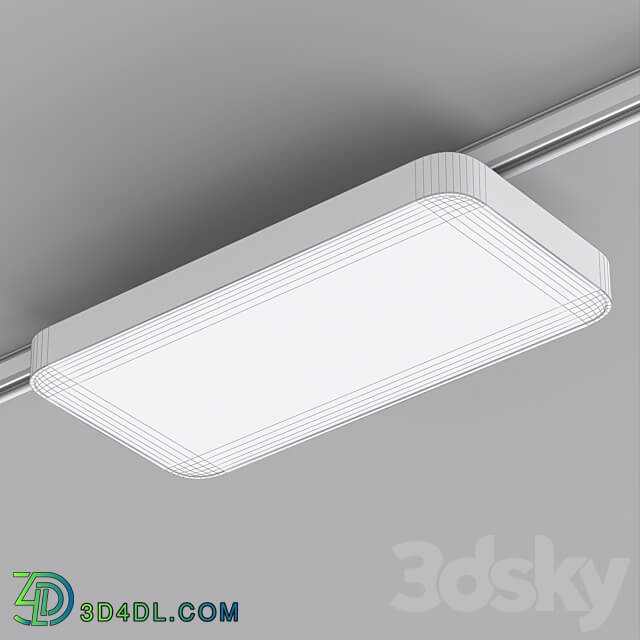 OM Luminaire LGD AFINA 4TR S600x300 50W 3D Models