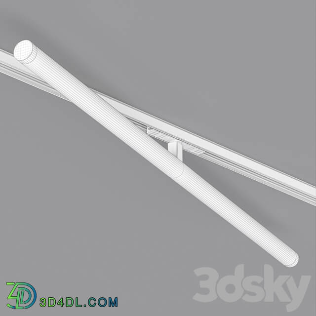 OM Luminaire MAG ORIENT TUBE TURN L900 30W 3D Models